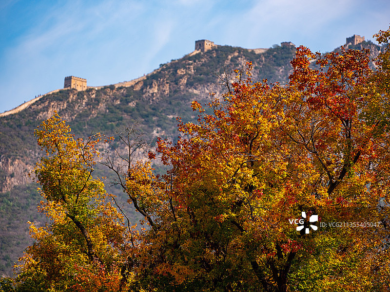 古北水镇-司马台长城秋景图片素材