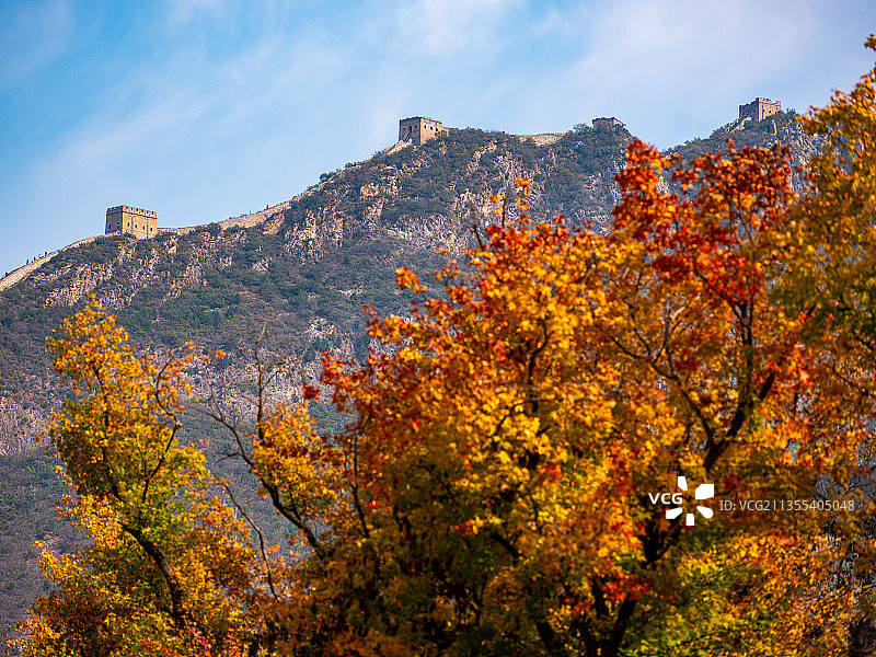 古北水镇-司马台长城秋景图片素材