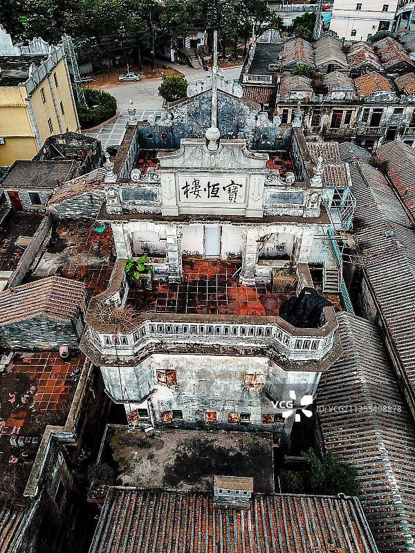 中国广东省江门市开平市赤坎古镇图片素材