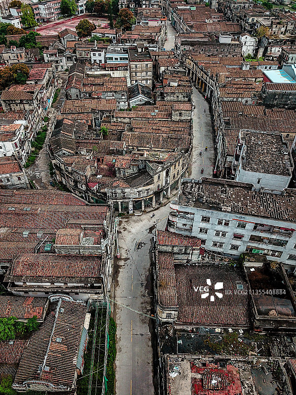 中国广东省江门市开平市赤坎古镇图片素材