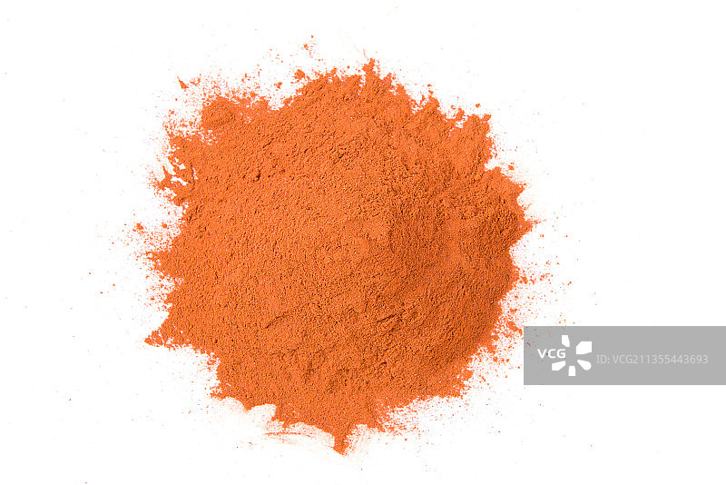 白底上的中药材雄黄粉图片素材