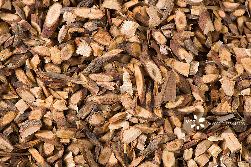 中药材桂枝特写图片素材