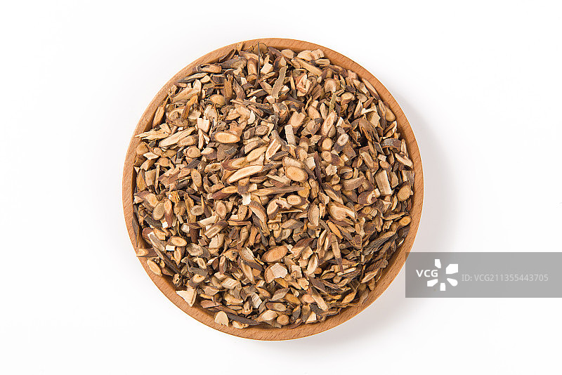 白底上的中药材桂枝图片素材