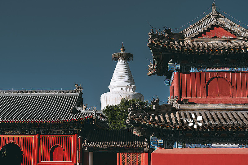 北京 白塔寺图片素材