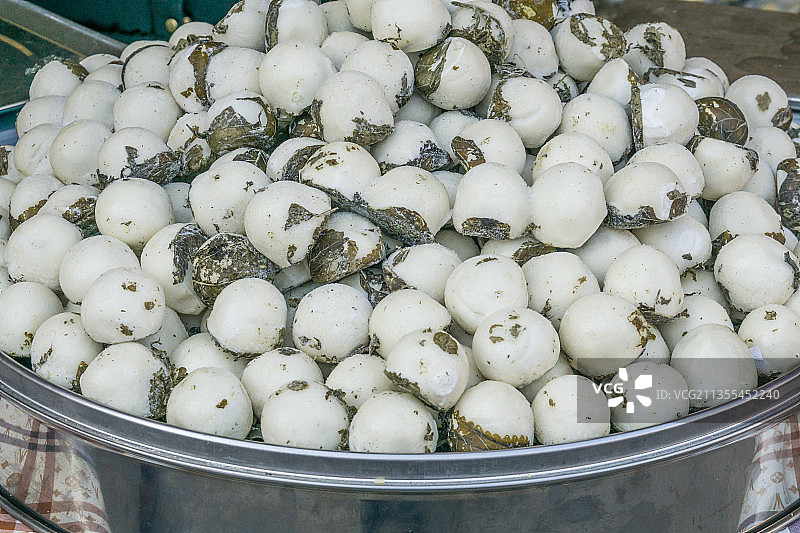 一大堆冷冻的粘豆包图片素材