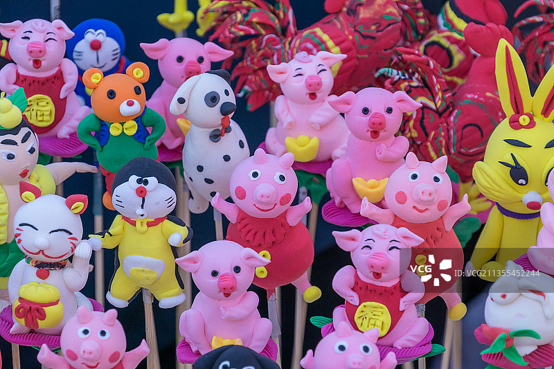 中国传统手工艺面人图片素材