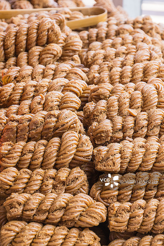 中国天津大麻花特写图片素材