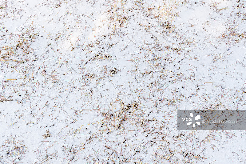 雪地纹理特写图片素材