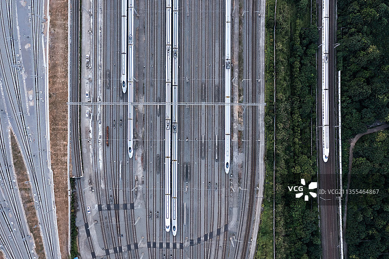 铁路停车场图片素材