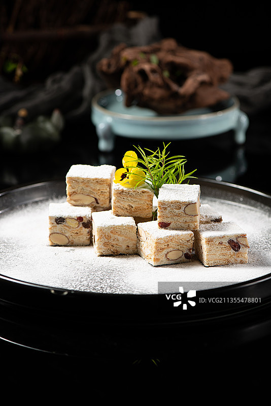 手工雪花酥图片素材
