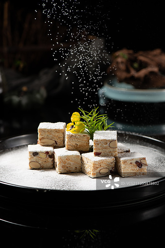 手工雪花酥图片素材