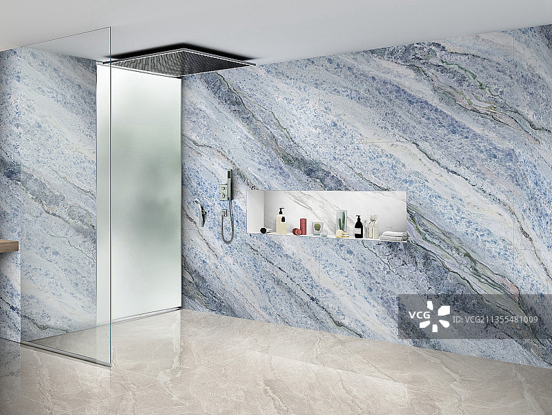 大理石玻璃浴室图片素材