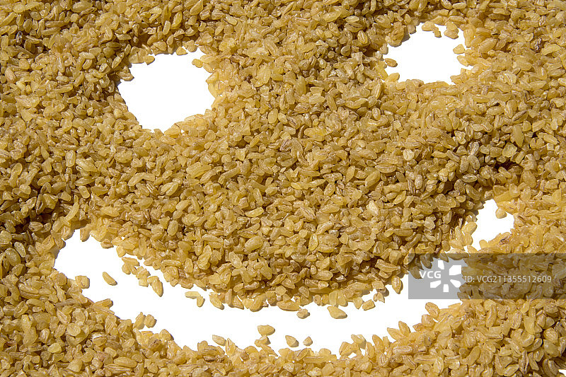 白色背景下的食物特写图片素材