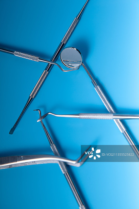 牙科工具静物图片素材