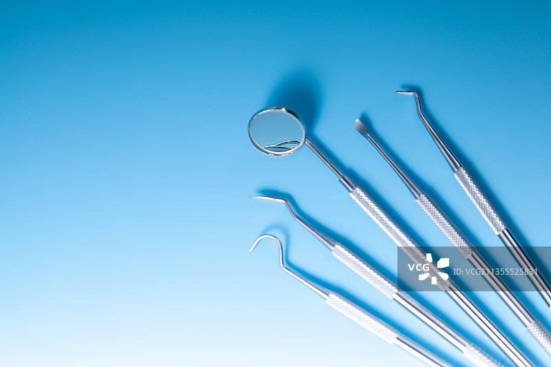 牙科工具静物图片素材