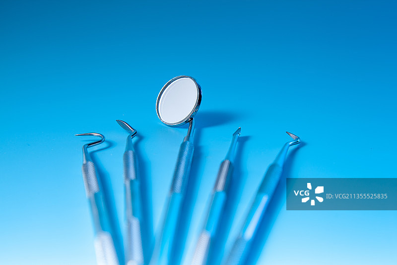牙科工具静物图片素材