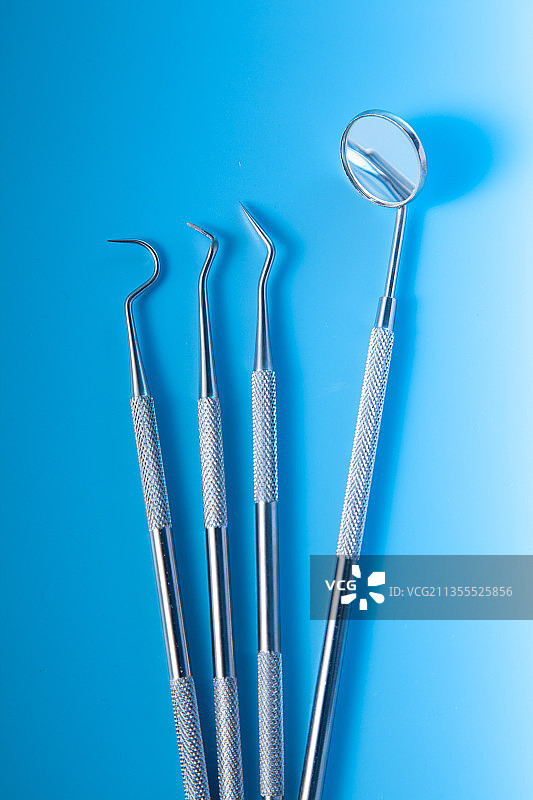 牙科工具静物图片素材