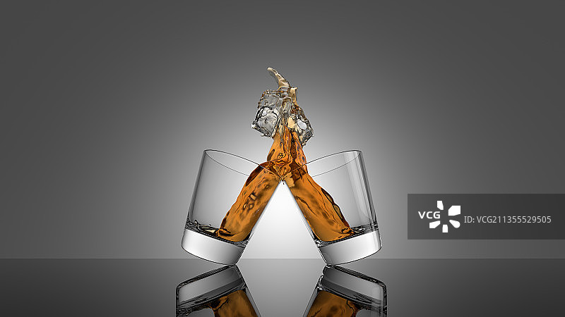 碰撞的酒杯图片素材