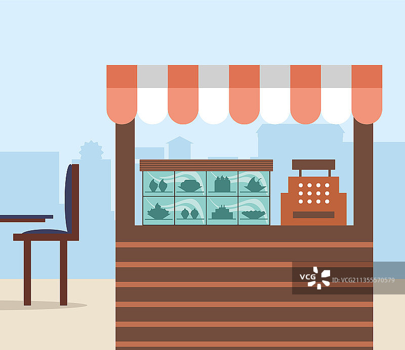 小型企业面包店图片素材