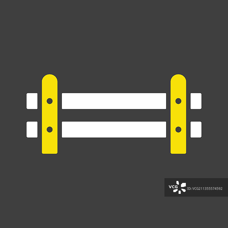 木制农场栅栏交叉木板标志图片素材