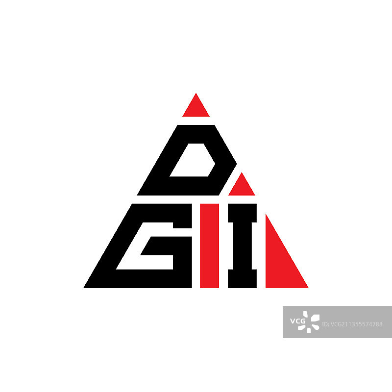 dgi字母三角标志设计图片素材
