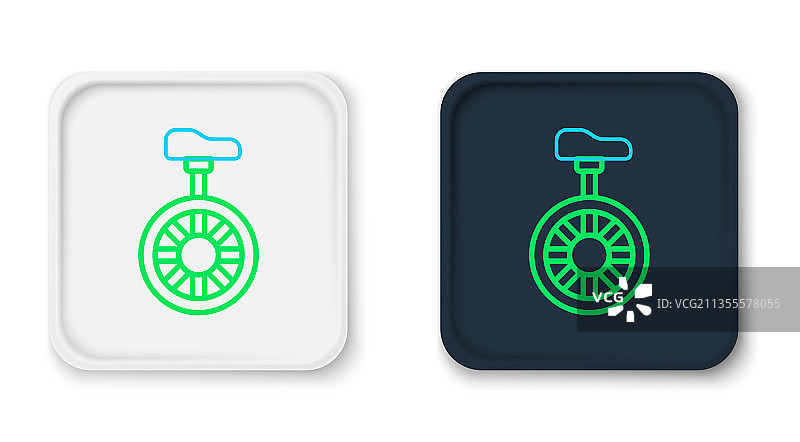 孤立的线条独轮车图标图片素材