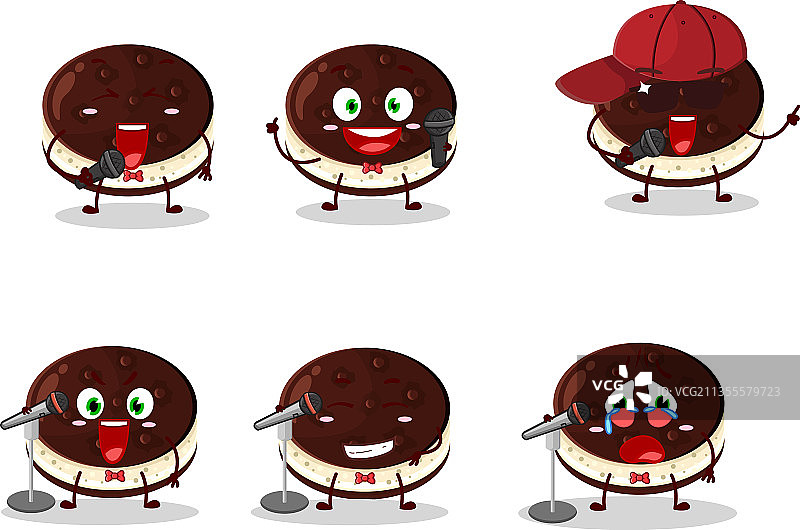 巧克力主题卡通设计概念图片素材