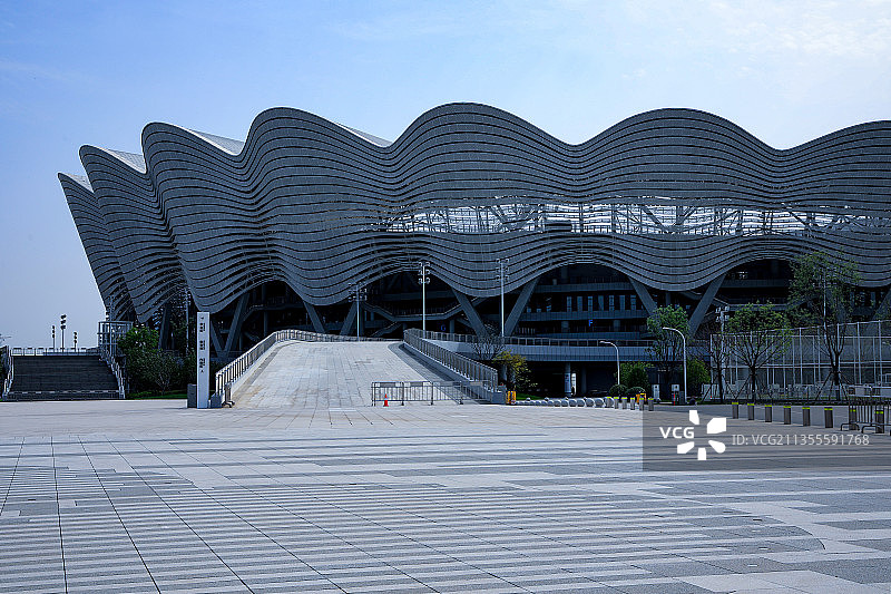 西安奥体中心比赛场馆图片素材