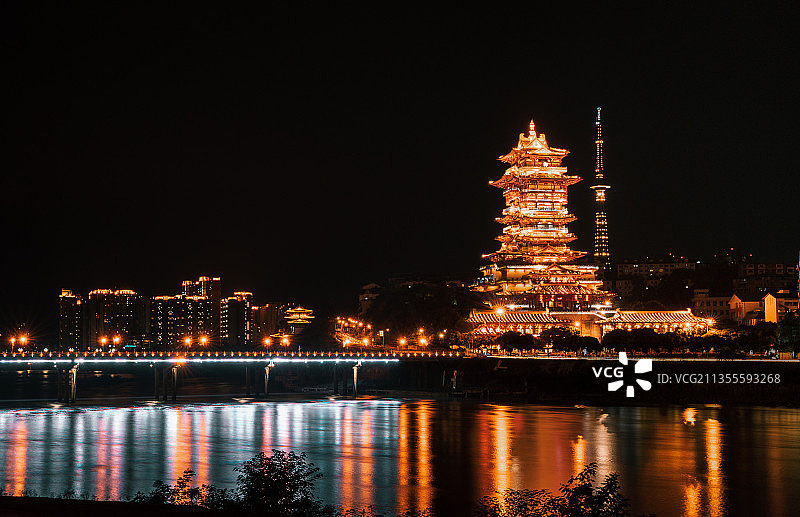 绵阳越王楼图片素材