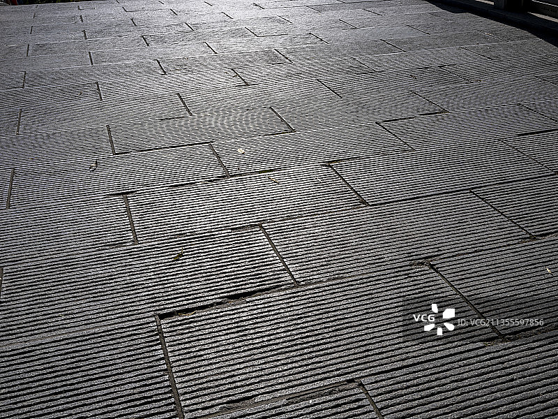 横线条路面图片素材