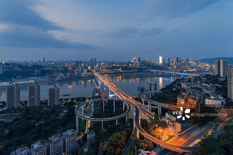 菜园坝大桥图片素材