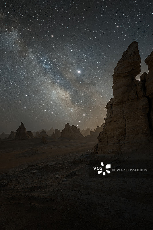 俄博梁星空图片素材