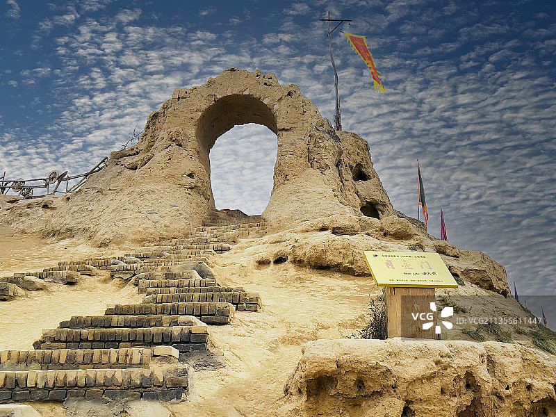 月亮门(银川镇北堡西部影视城)图片素材