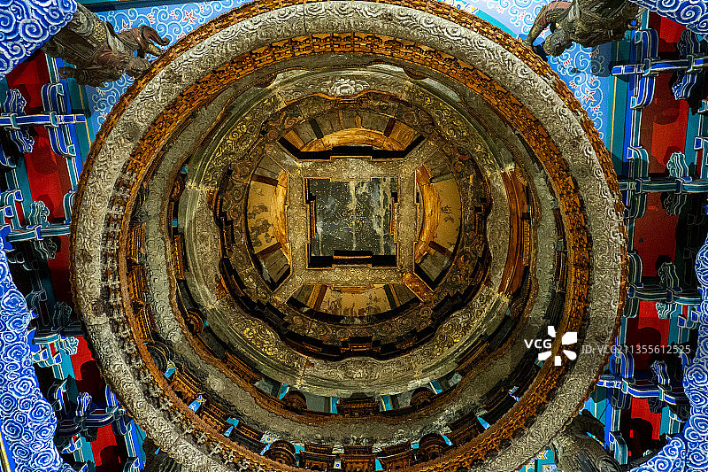 北京先农坛藻井图片素材