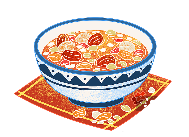 腊八节腊八粥插画图片素材