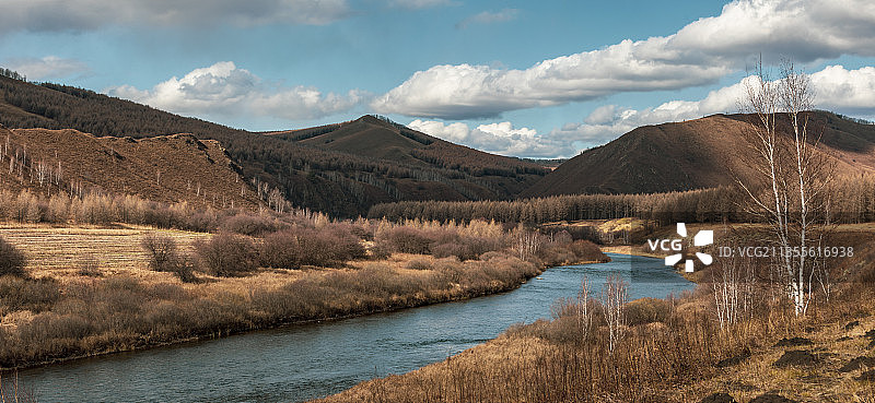 哈拉哈河风光图片素材