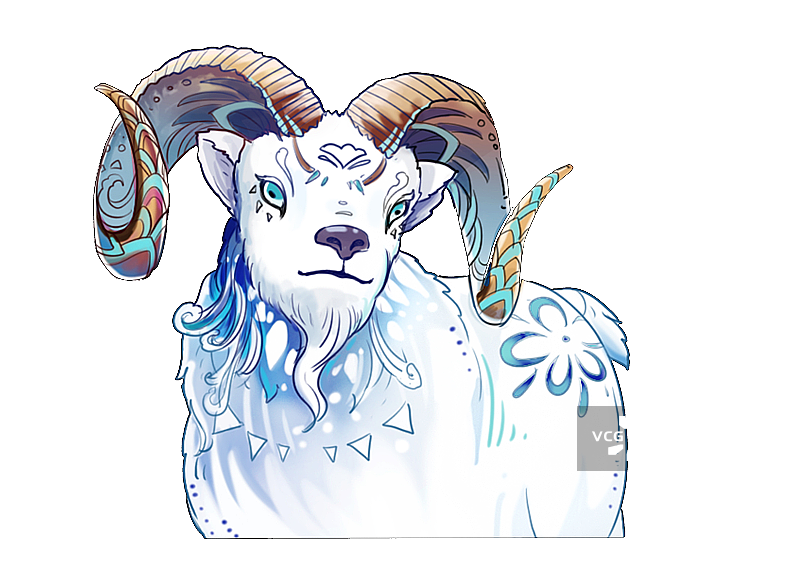 白色羊元素图片素材