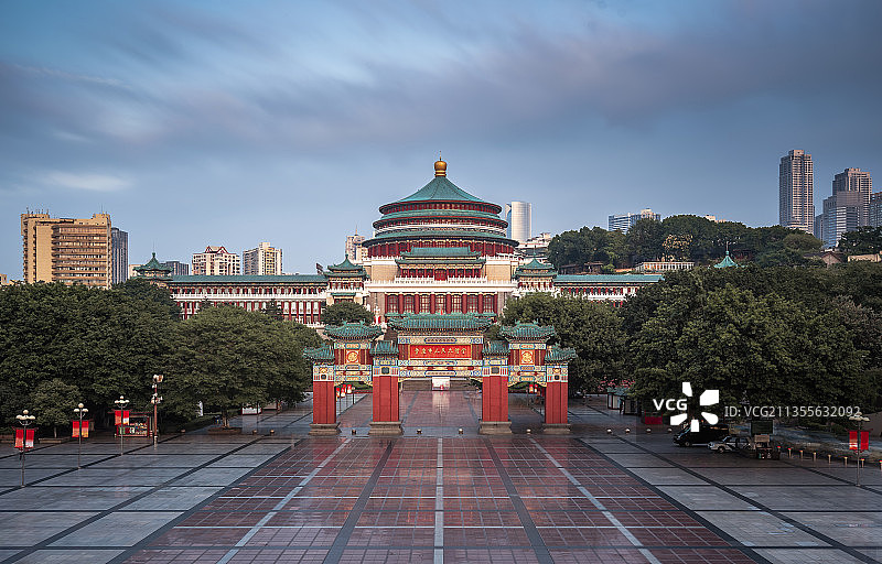 重庆人民大礼堂图片素材