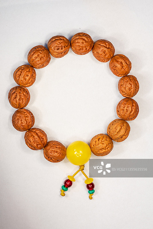 文玩核桃手串图片素材