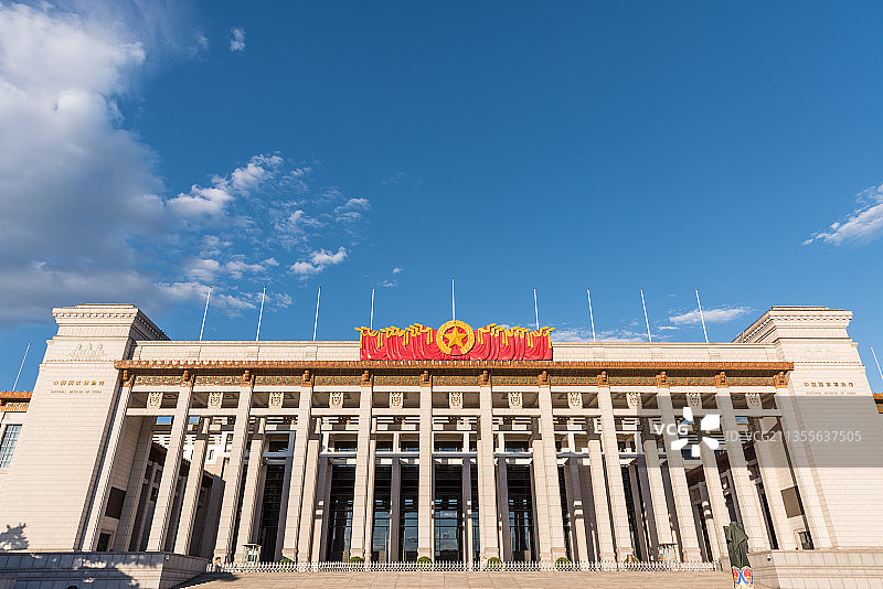 北京中国国家博物馆建筑外景图片素材