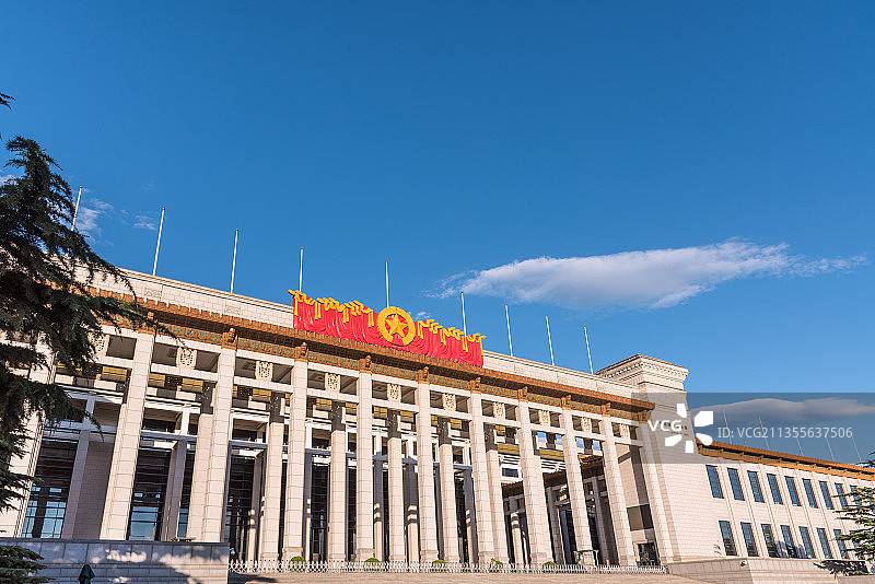 北京中国国家博物馆建筑外景图片素材