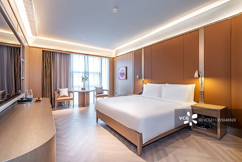 豪华酒店客房样板间设计样片图片素材