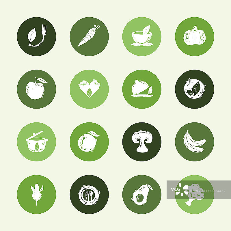 绿色纯素食品图片素材