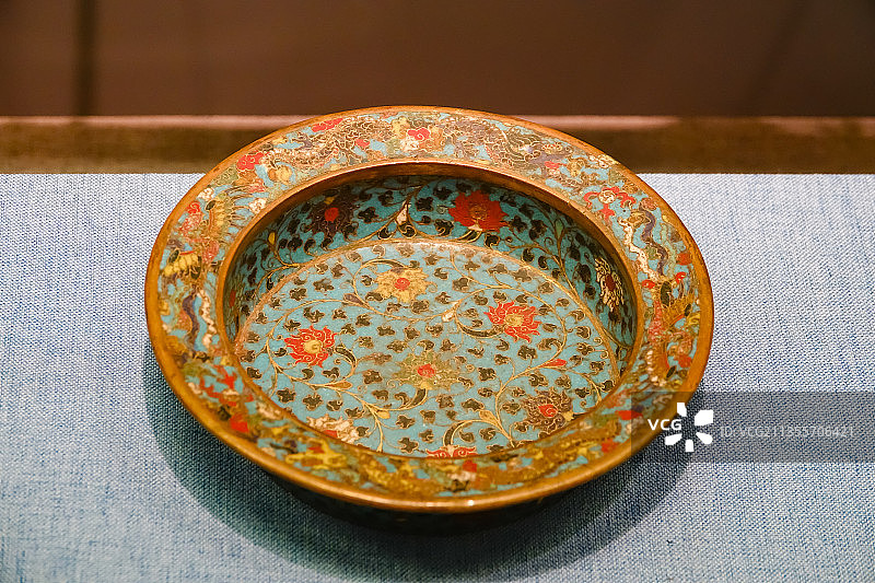 景泰蓝 掐丝珐琅器图片素材