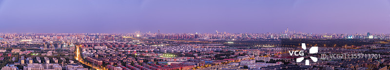北京夜景全景图图片素材