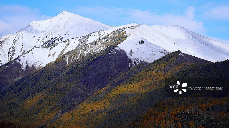 静谧禾木图片素材