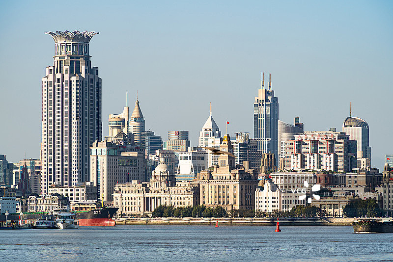 上海市外滩城市风光图片素材