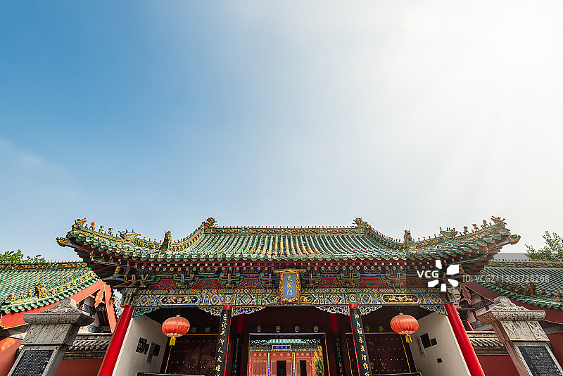 中国河南郑州文庙的大成门特写图片素材