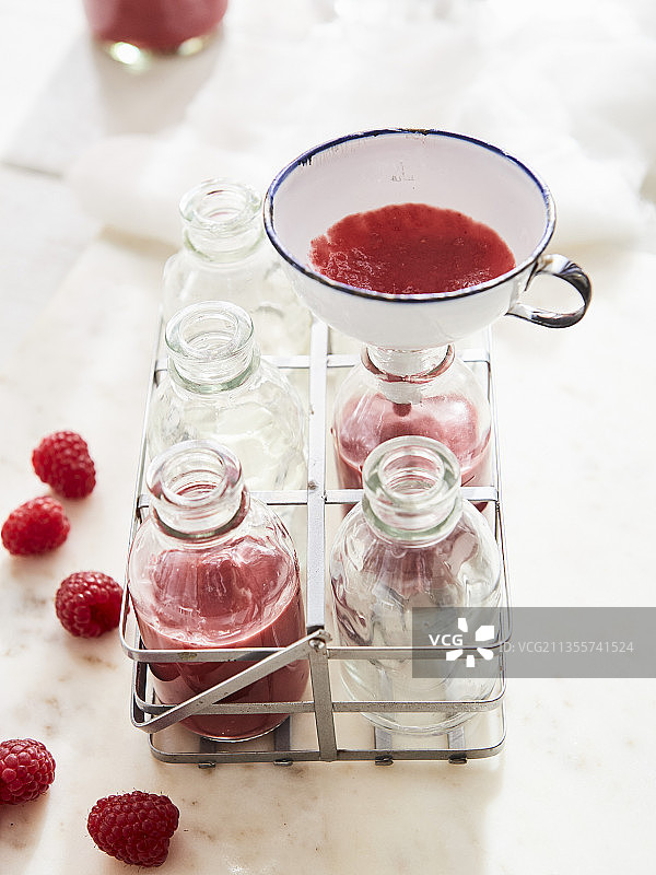 覆盆子冰沙图片素材