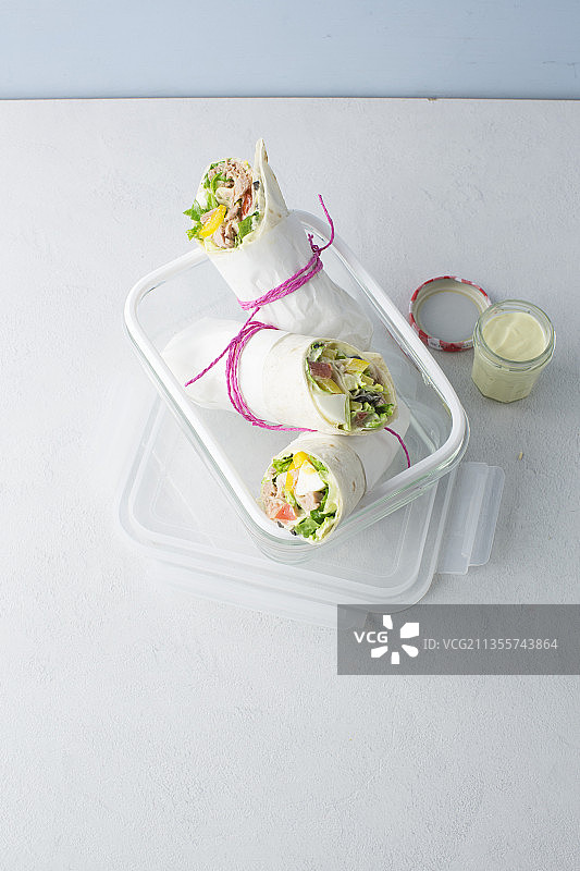 美味外带卷饼图片素材